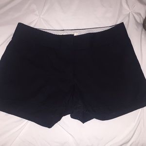 J Crew Black Dress Shorts Size 0